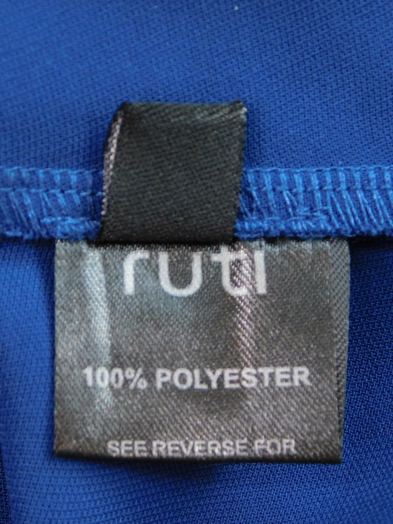 Ruti Handkerchief Zipper Blouse | Dark Royal Cobalt Blue | Euc | 4 / Small — image 8 of 8